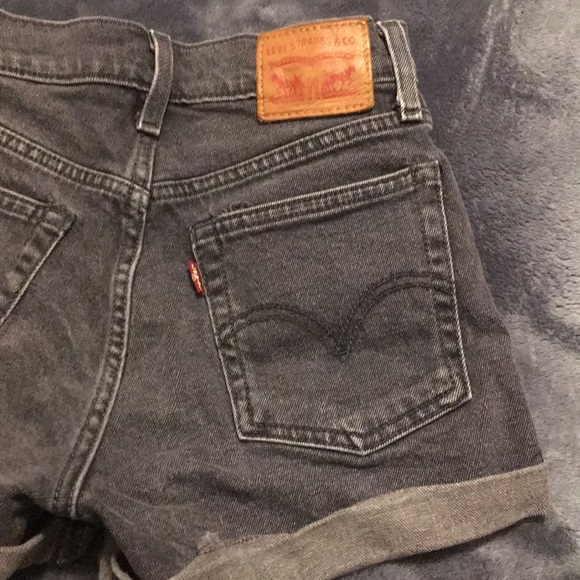 Levi's Pants - LEVI’S (Ligh black ) denim shorts (24)